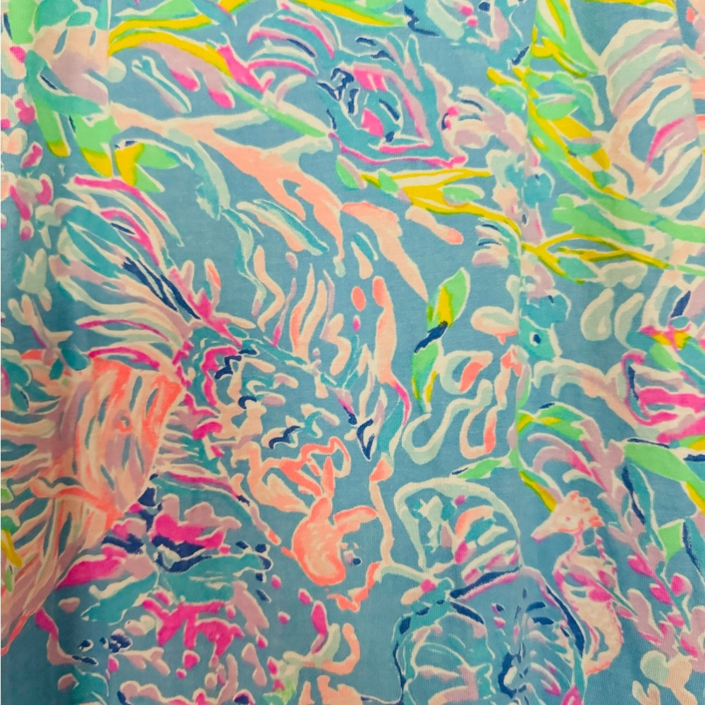 Lilly Pulitzer Ruffled Tank Top Size Large - Picture 3 of 5